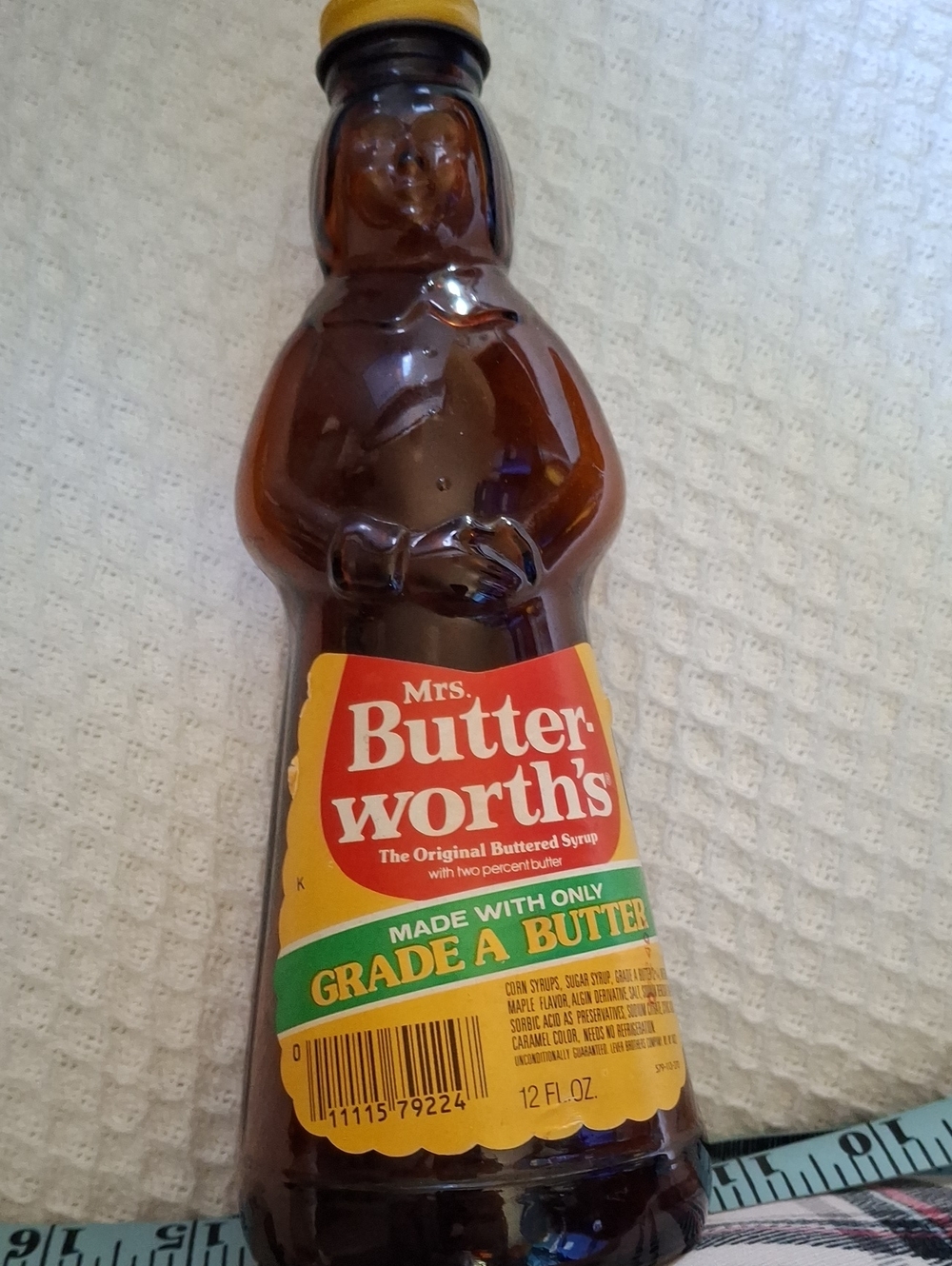 Mrs. Butterworth's Brown Glass Bottle 12oz.